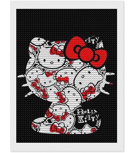 Amazon | ダイヤモンド画 ハローキティ ダイヤモンドアート 5D