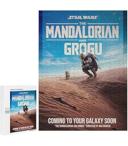 Star Wars The Mandalorian 500ピースジグソーパズル Amazon.com: Ravensburger Star Wars: The Mandalorian 500
