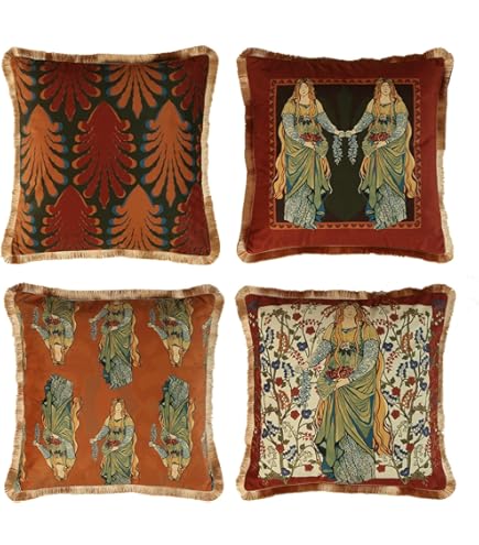 M-Qizi Tarot Card Pillow Covers Set Of 2 — 18x18 Inch Witchy Astrology Decor - View #7