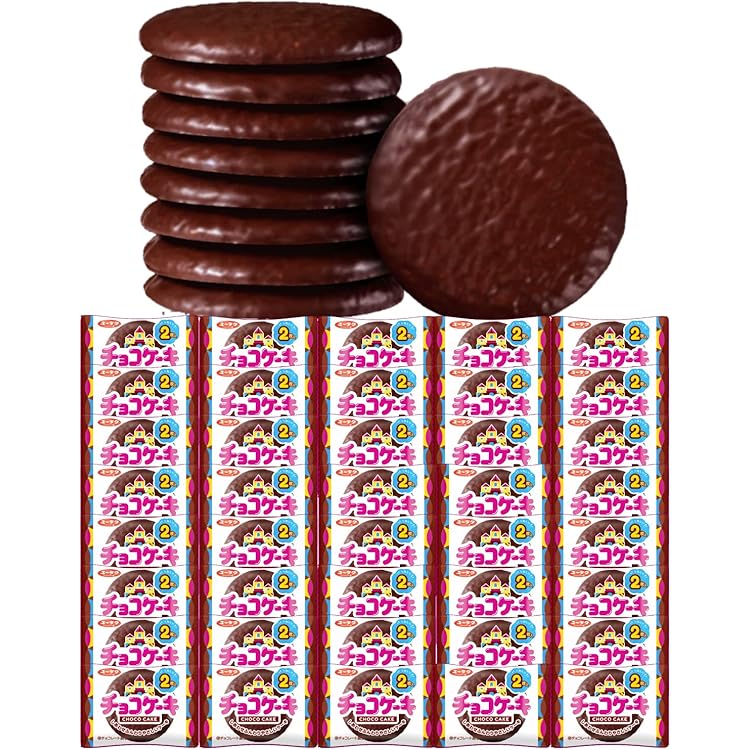 Amazon | 50円 ユーラク チョコケーキ [1箱 10個入] | 有楽製菓