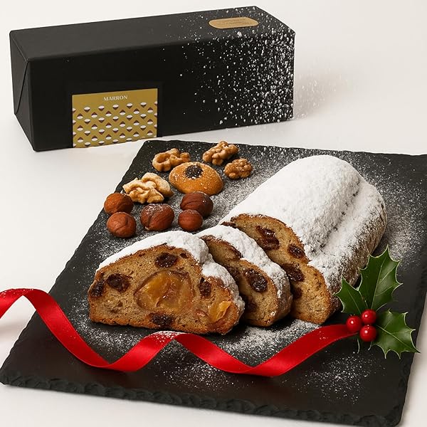 Amazon.co.jp: ハラダ クリスマス シュトレン 10個入 ST1 化粧箱 季節