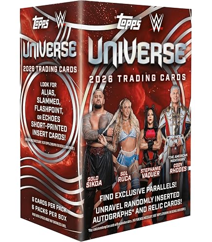 Panini Prizm 2023 WWE Wrestling Blaster Box - 6 Packs - 24 Trading