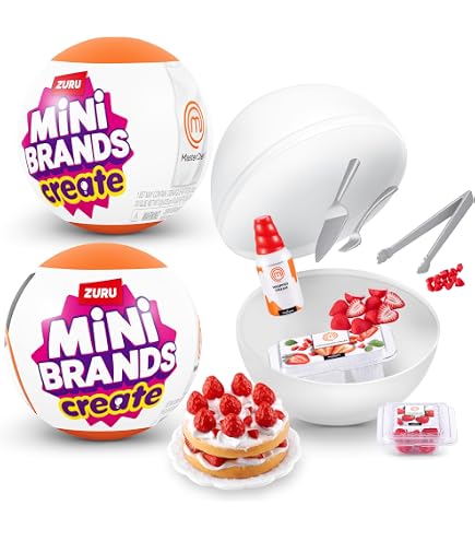 Mini Brands KFC Serie 1 - Capsule Mistero Con 5 Miniature In Miniatura Del Menu KFC, Collezionabili
