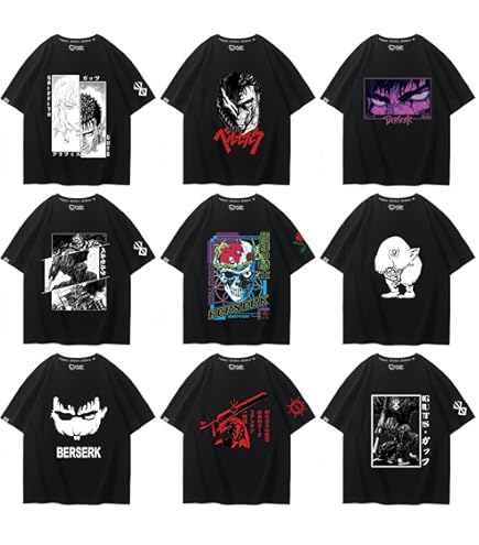 Amazon.co.jp: ベルセルク Tシャツ ガッツ柄 L : ファッション
