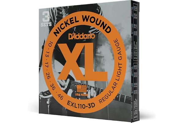 D'Addario(ダダリオ) エレキギター弦 EXL-110-3D (3セットパック) | Regular Light
