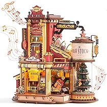 【公式】蓮花楼 木製立体パズル 木製立体パズル つくるんです TGB01S 桜さく駅 3D 組立キット