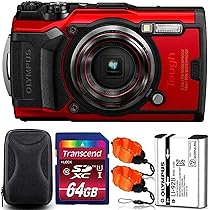 Amazon | Olympus Tough TG-6 デジタルカメラ(赤) 64GBメモリー