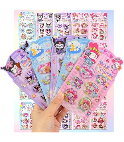 Amazon.co.jp: サンリオ(SANRIO) シールセットクリアでぷっくり3D