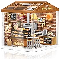Amazon | Hallisun DIYミニチュアハウスキット プラスチック ドール