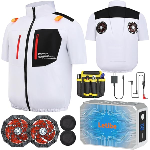 ナッキー❗️ファン付きベスト　新品未使用❗️Letibe 空調作業服 Amazon.co.jp: [Letibe] 【日本優良企業】 2025年 最強 空調作業
