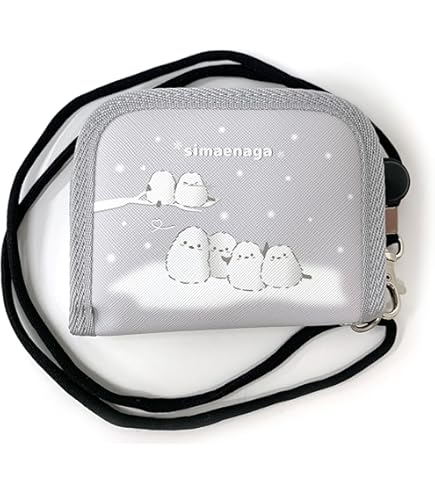 Amazon.co.jp: クラックス 財布 フタツオリサイフ シマエナガ ピンク