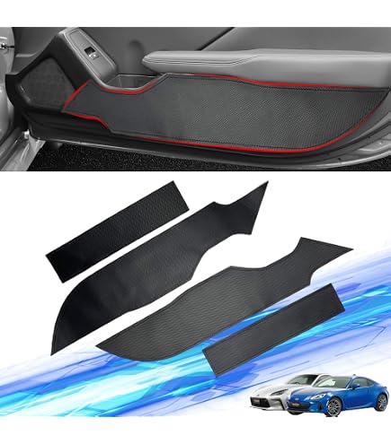 Amazon.co.jp: GR86 ZN8 BRZ ZD8ドアキックガード ヘアライン処理 : 車