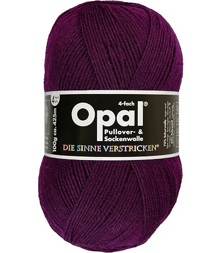 Amazon | Opal (オパール) 毛糸 UNI 単色 中細 タイプ COL. 9939