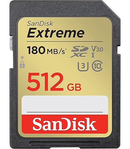 SanDisk SDカード 512GB SDXC Class10 UHS-I U3 V30
