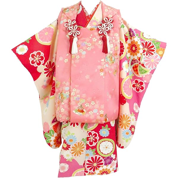 Amazon.co.jp: [あこがれゆめ] お宮参り 女の子 着物 正絹 のしめ 初着