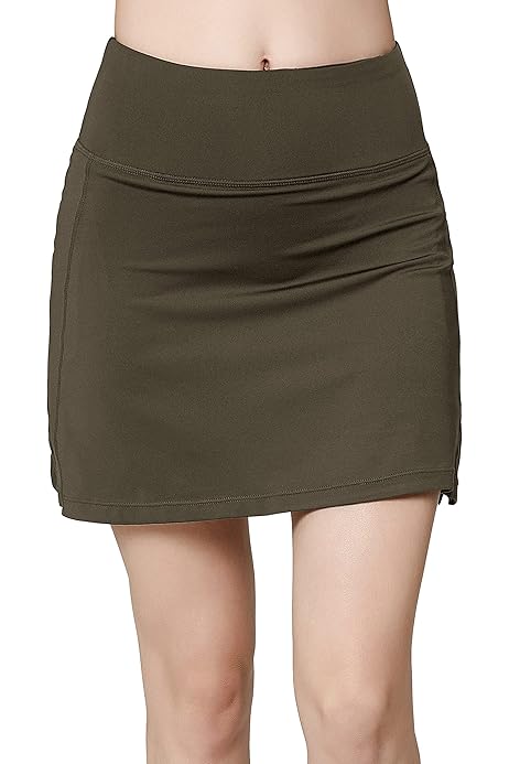 athletic khaki skort