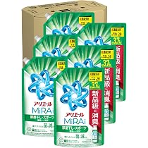アリエール ミライ 超濃縮 液体洗濯洗剤 1170g×16袋 Amazon.co.jp: アリエール ミライ 超濃縮 液体【ケース品】大容量