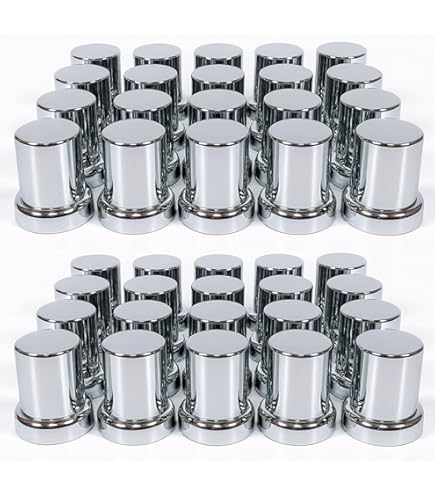 Amazon | S-TOCK ISOホイール対応 33mm ステンレス ナットキャップ