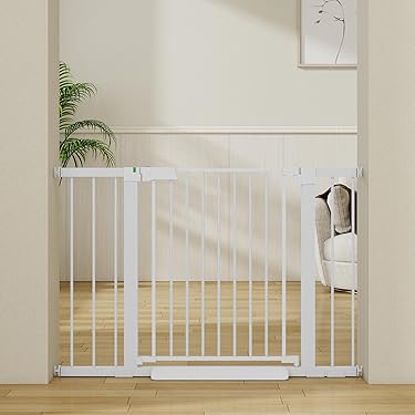 アイリスプラザ ペットゲート ドア付き ハイタイプ ホワイト 高さ153cm