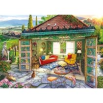 Ravensburger Tuscan Oasis 1000 Piece Puzzle - Adult Jigsaw With Softclick Technology