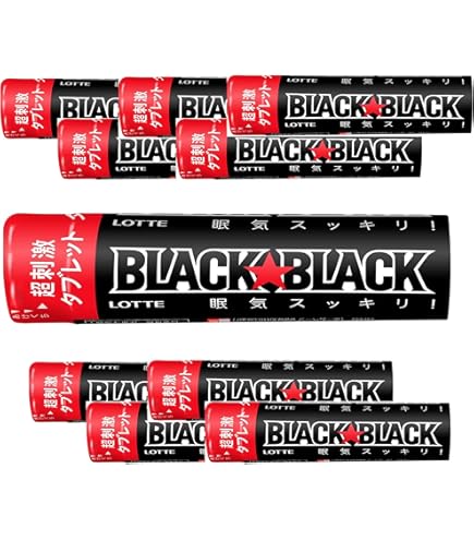 ロッテ　ブラックブラック　ワンプッシュボトルガム　16個 Amazon | ロッテ ブラックブラック粒ワンプッシュボトル 133g×6個
