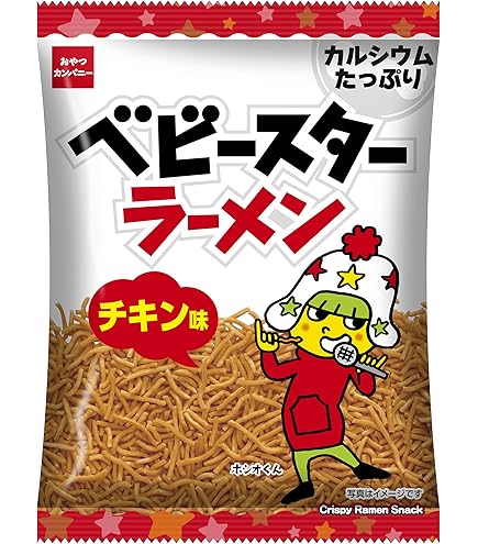 【ベビースター】 Amazon.co.jp: 【公式】ベビースター ドデカイラーメン チキン味 68g
