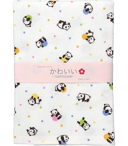 専用❤みかん❤コットン×厚手６重ガーゼ⭐超大判ハンドタオル❤ちびころパンダ Amazon｜日本製 japanese style 【かわいい*】 やわらか ガーゼ