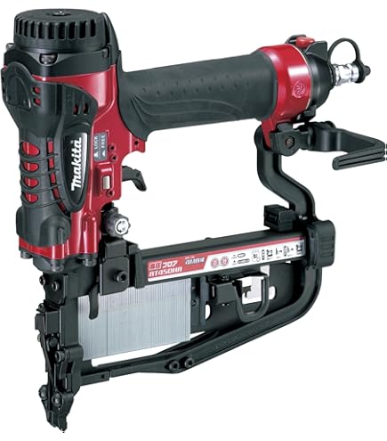 【SFU】makita AT451HM 高圧フロアタッカ【中古動作品】 Amazon | マキタ(Makita) 高圧フロアタッカ AT451H（赤） | エアタッカ