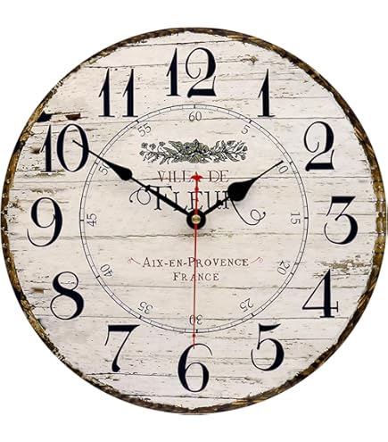 Amazon.co.jp: Vintage Style Oval French Wall Clock Galerie du
