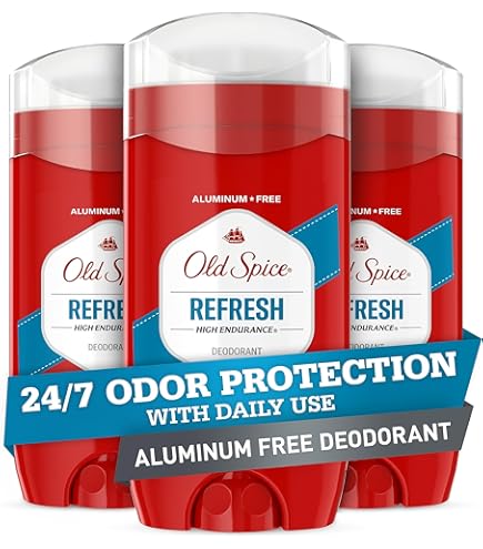 Old Spice Aluminum Free Deodorant for Men, High Endurance Sport, 3