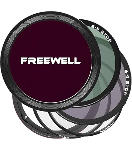 freewell 67mmのND2-5、ND6-9, Amazon | Freewell 67mm スレッドハードストップ 可変NDフィルター