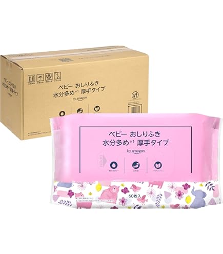 Amazon.co.jp: 【おしりふき シングル やわらか厚手タイプ】メリーズ