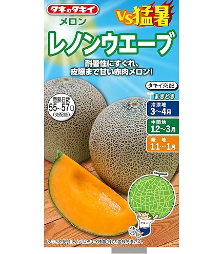 Amazon | タキイ種苗 野菜種 メロン パンナTF | 果物