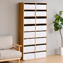 高さ185㎝　アンティーク　書棚　（本棚） Amazon｜山善(YAMAZEN) 本棚 大容量 ラック 幅90.5×奥行39×高さ184cm