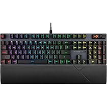 Amazon | ASUS ROG Strix Scope II ゲーミングキーボード 潤滑済み ROG