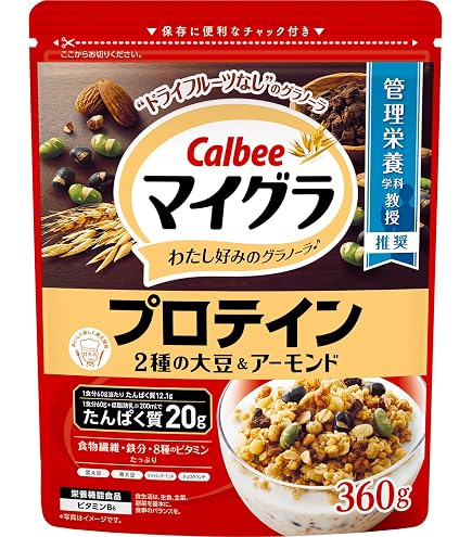Amazon.co.jp: 幸福米穀 プロテイングラノーラ きなこ＆大豆ミックス 