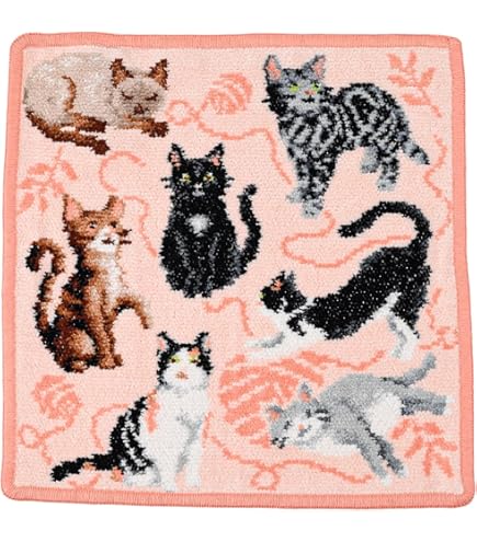 ハンカチセット 猫 花 ストロベリー ハンカチセット 猫 花 ストロベリー