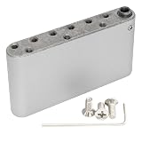 Musiclily Ultra 10.5mm弦ピッチプッシュイン式チールトレモロブロック 40mm Wilkinson M Series ストラトタイプエレキギター用