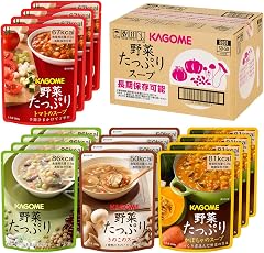 【非常食 保存食 備蓄 防災】 カゴメ 野菜たっぷりスープギフト SO-50(160g×4種×各4袋 計16袋)