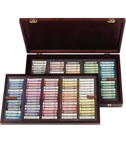 Amazon | ターレンス レンブラント ソフトパステル 203色 225本 木箱