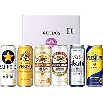 Amazon.co.jp: 国産ビール 500ml飲み比べ6缶セット【贈り物/ギフトに