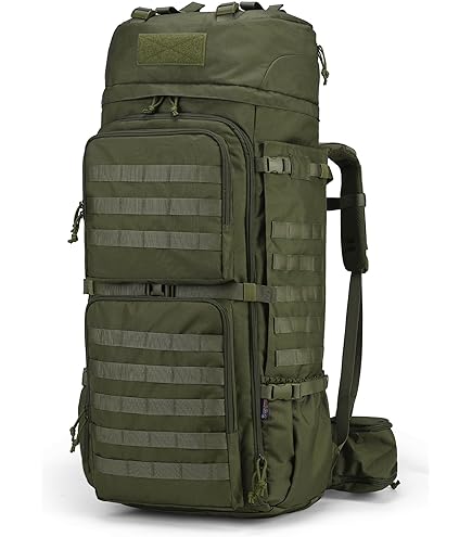 Amazon.co.jp: Mardingtop 50L ハイキングバックパック、レインカバー