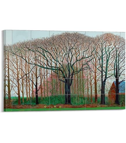 Amazon.co.jp: デイヴィッド・ホックニーの有名な絵画、「大きな