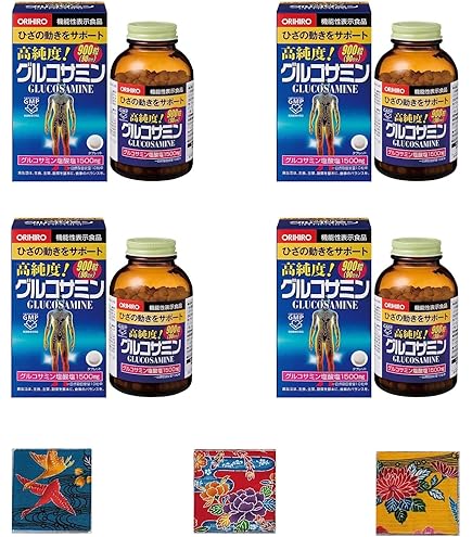 Amazon | オリヒロ 高純度 グルコサミン粒 徳用 約900粒 5個セット