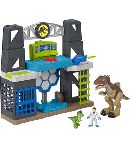Amazon.co.jp: Imaginext FPX79 Jurassic World Research Lab Playset