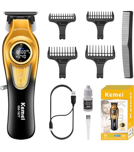 Amazon.co.jp: KEMEI プロフェッショナル バリカン トリマー セット