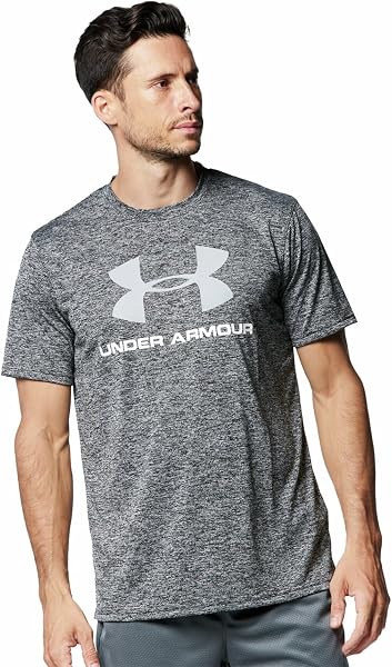 UNDER ARMOUR(アンダーアーマー) メンズ UAテック ショートスリーブ ビッグロゴトレーニングT-シャツ - 1