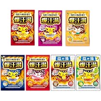 Amazon | 爆汗湯【入浴剤 発汗】7種類の香り 60g×7包 バスソルト