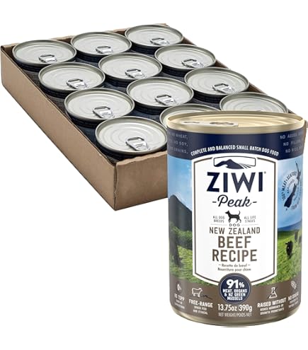 Amazon.co.jp: ジウィピーク (ZIWI Peak) 缶詰 トライプ&ラム (犬用