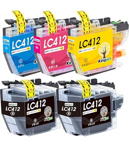 Amazon.co.jp: 【pomme】LC412XL-4PK 大容量 4色セット ブラザー対応